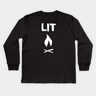 Lit Kids Long Sleeve T-Shirt